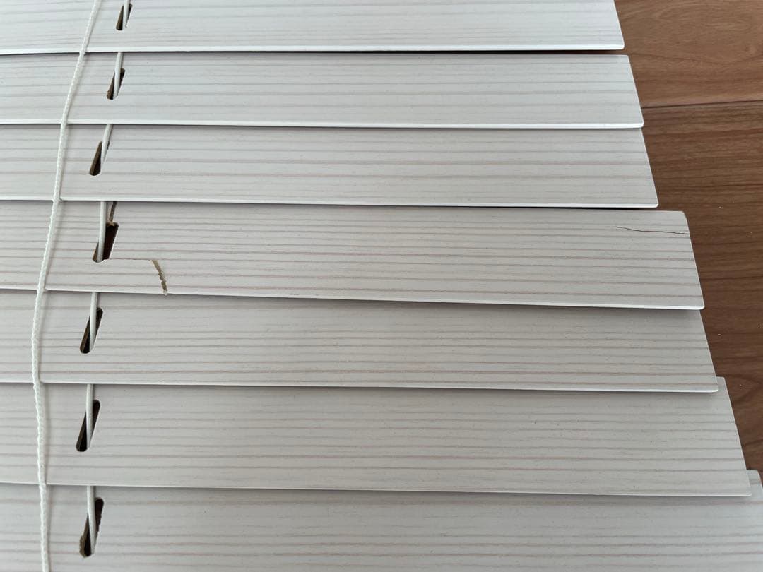 ウッドブラインド　ニトリ　ホワイト　幅88cm 丈180cm×3セット