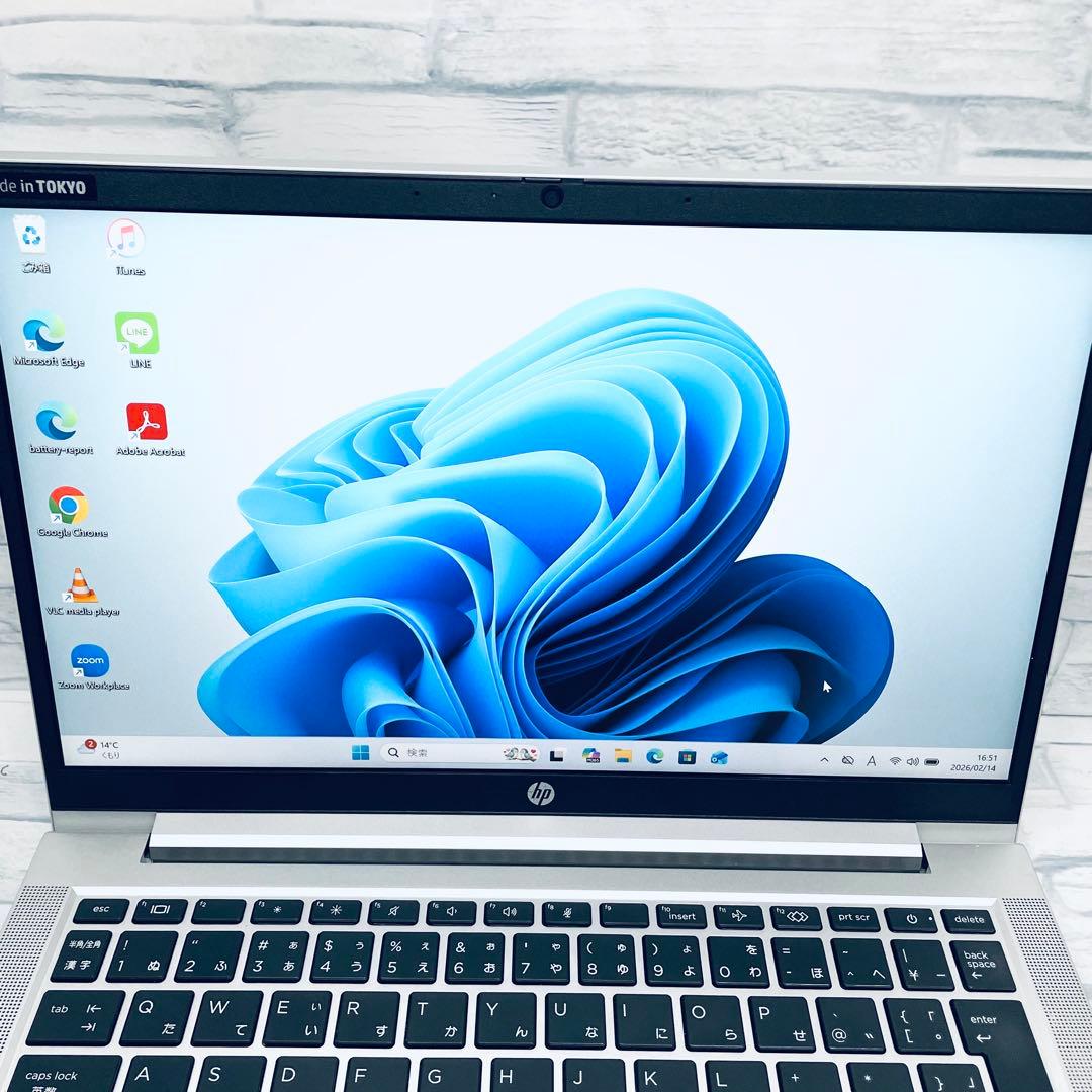 hp probook 430 g8 11世代i5 フルHD office 軽量