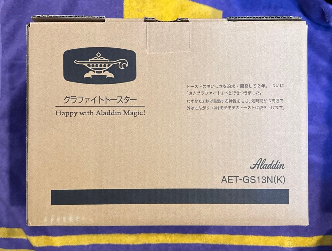 アラジン　グラファイトトースターAET-GS13N（K）