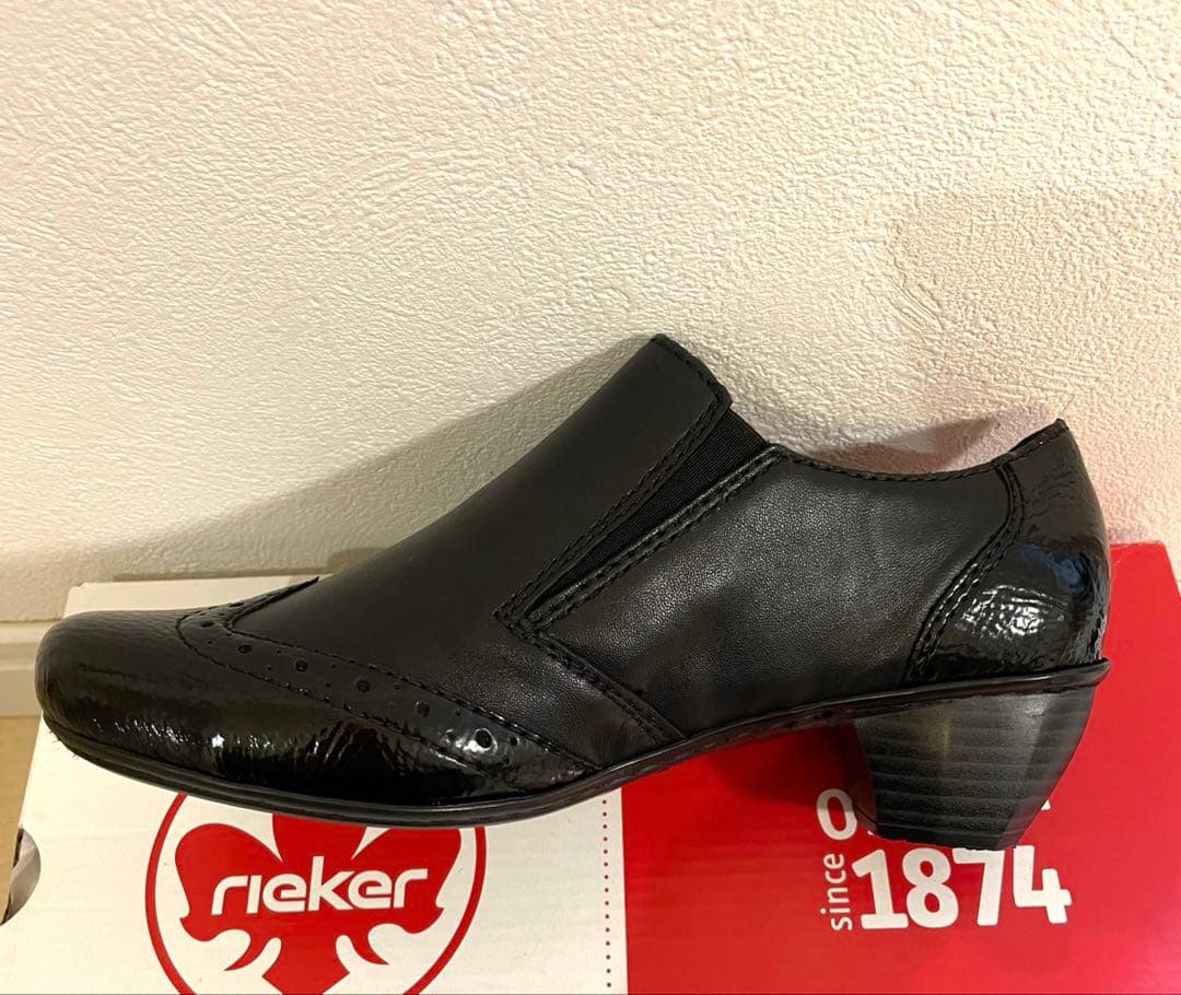 Rieker リーカー ショートブーツ　ブラック 試着のみ 箱あり 36