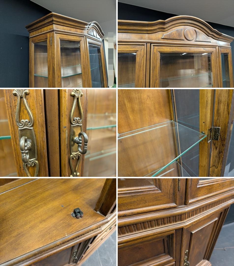 ドレクセルヘリテイジ　飾り棚　キャビネット　リビングボード　キュリオケース