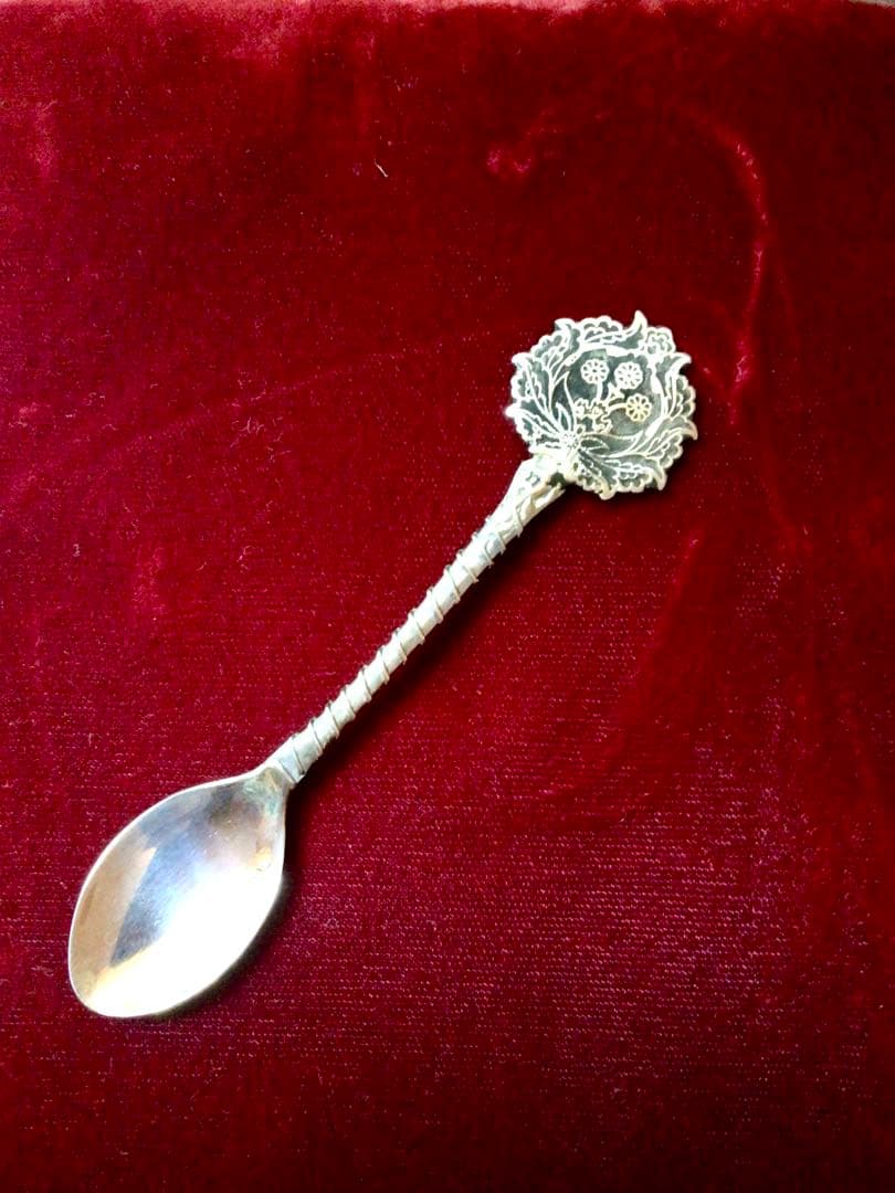 銀製スプーンセット シルバー925 6本 ケース付き