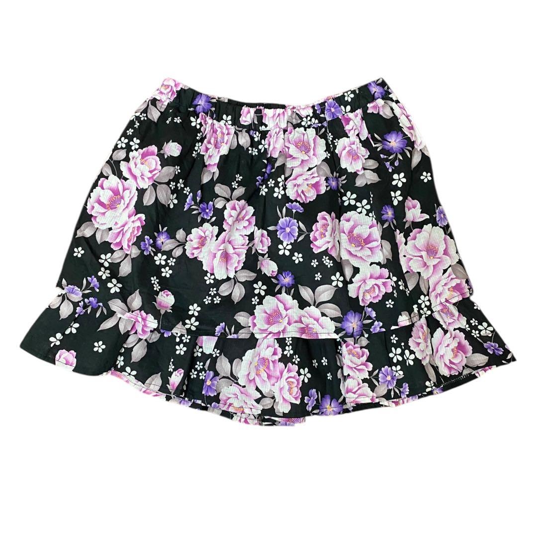 Y2K 大人用 浴衣ドレス 帯2点セット 姫ギャル 平成GAL