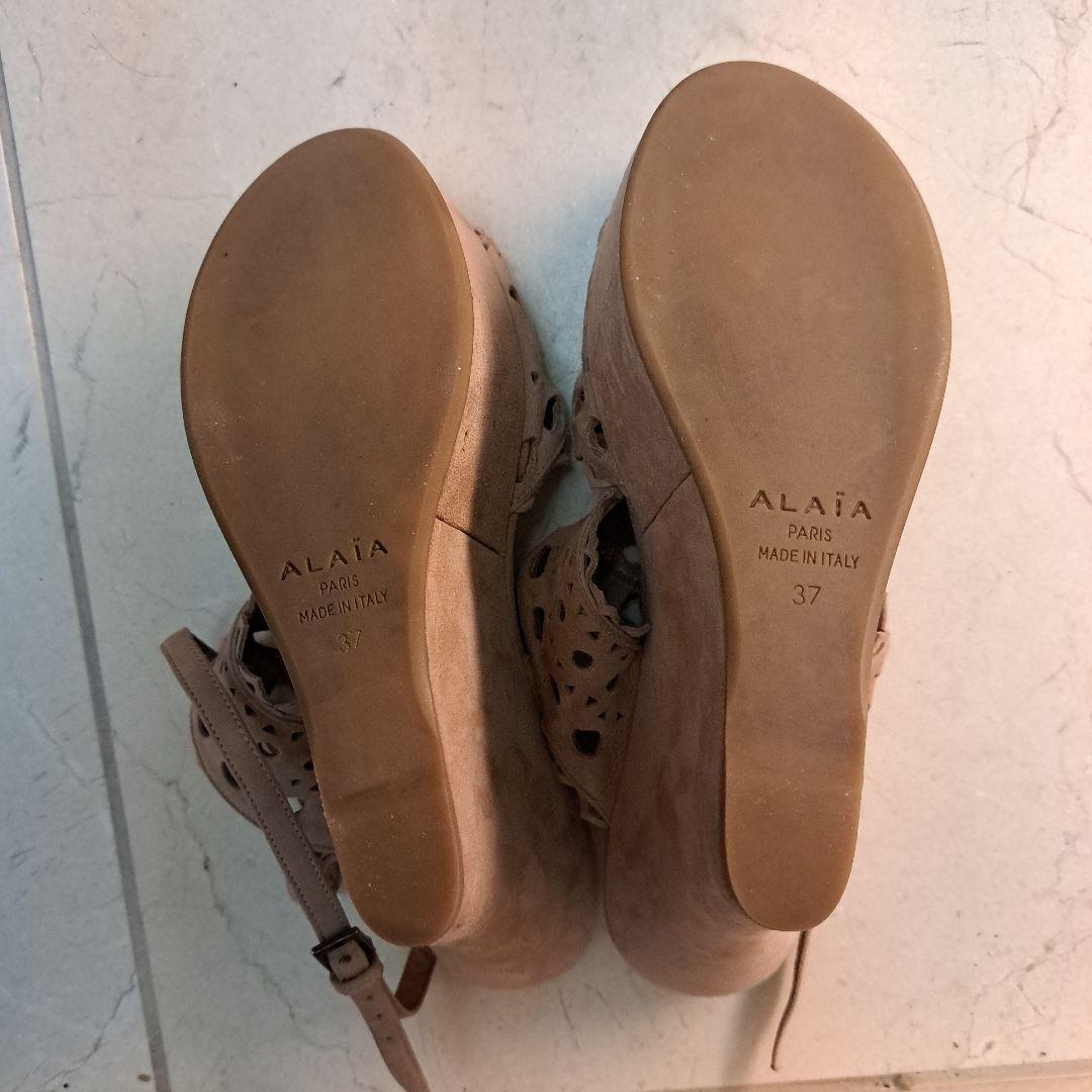 ALAIA アライア ウエッジソール サンダル 37