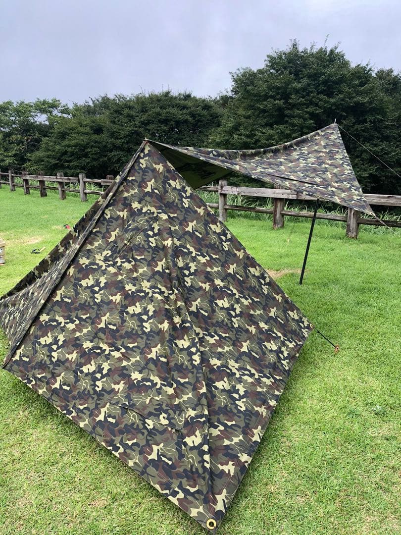 ルーマニア軍幕　デッド 希少 リーフカモ デットストック M47 3枚セット