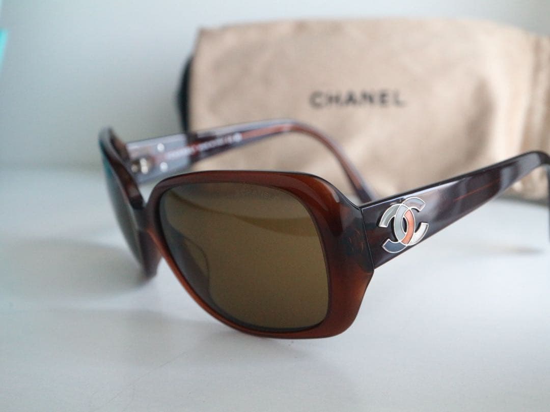 最終値下げ✨CHANEL ココマークブラウン サングラスCoco