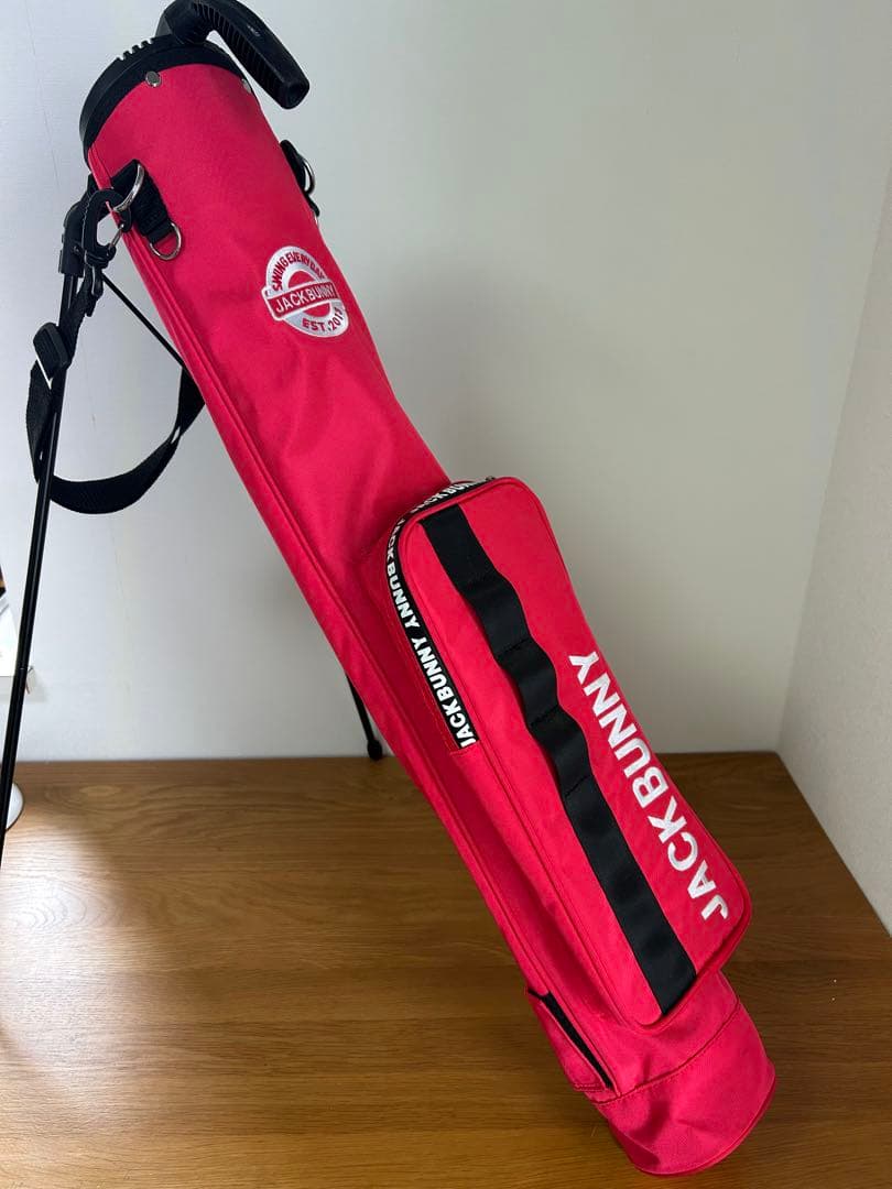 ジャックバニー　セルフスタンドバッグ　ピンク