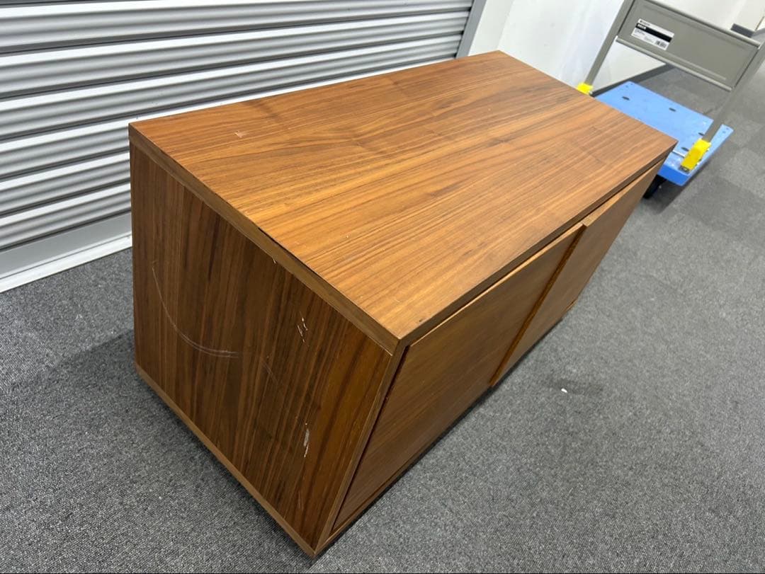 無印良品　スタッキングキャビネット　ウォールナット材