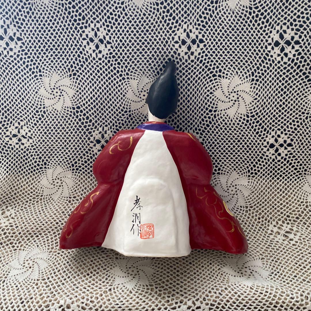 附馬牛人形 つきもうし人形 雛人形 親王飾り お内裏様 お雛様 金屏風セット