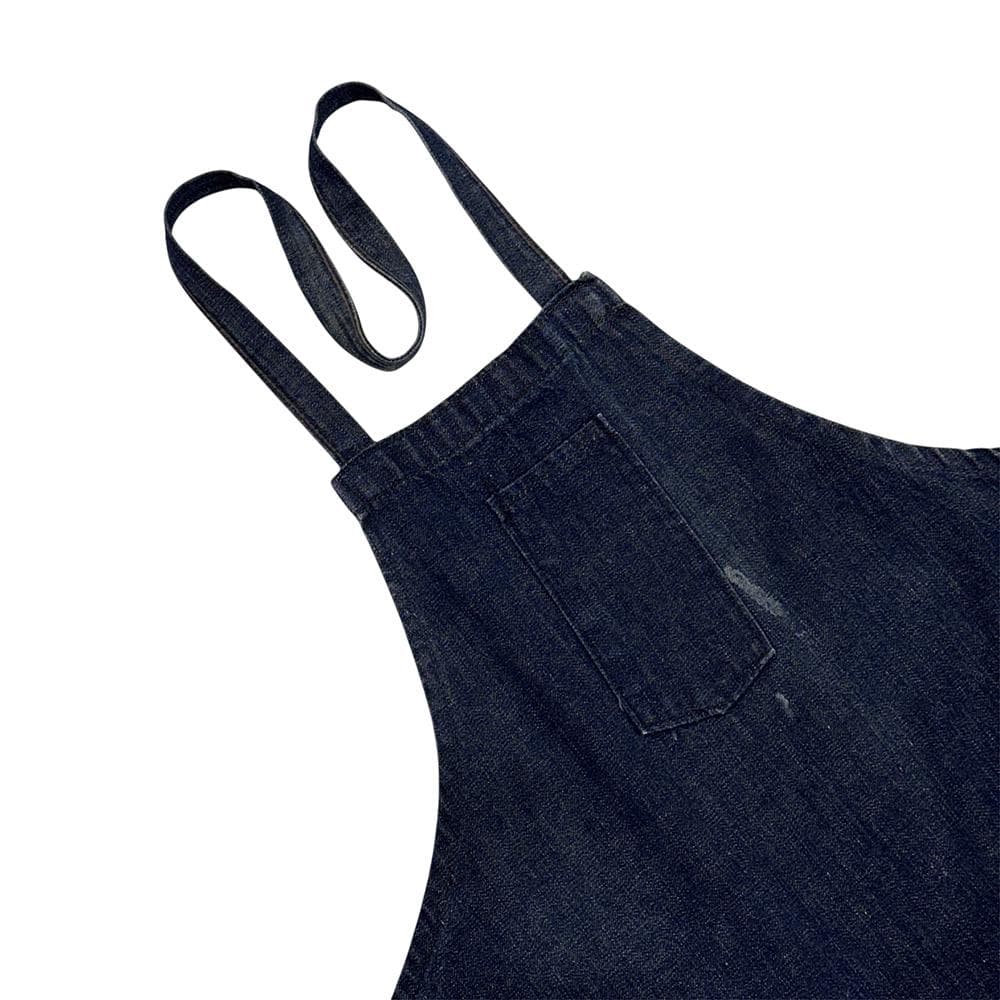 40s BILT WELL 濃紺 デニム エプロン 針刺し バックルバック 大戦