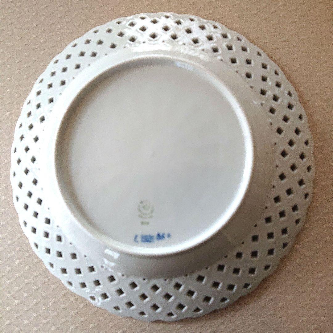 ロイヤルコペンハーゲン ブルーフルーテッド フルレース オープンワーク 25cm