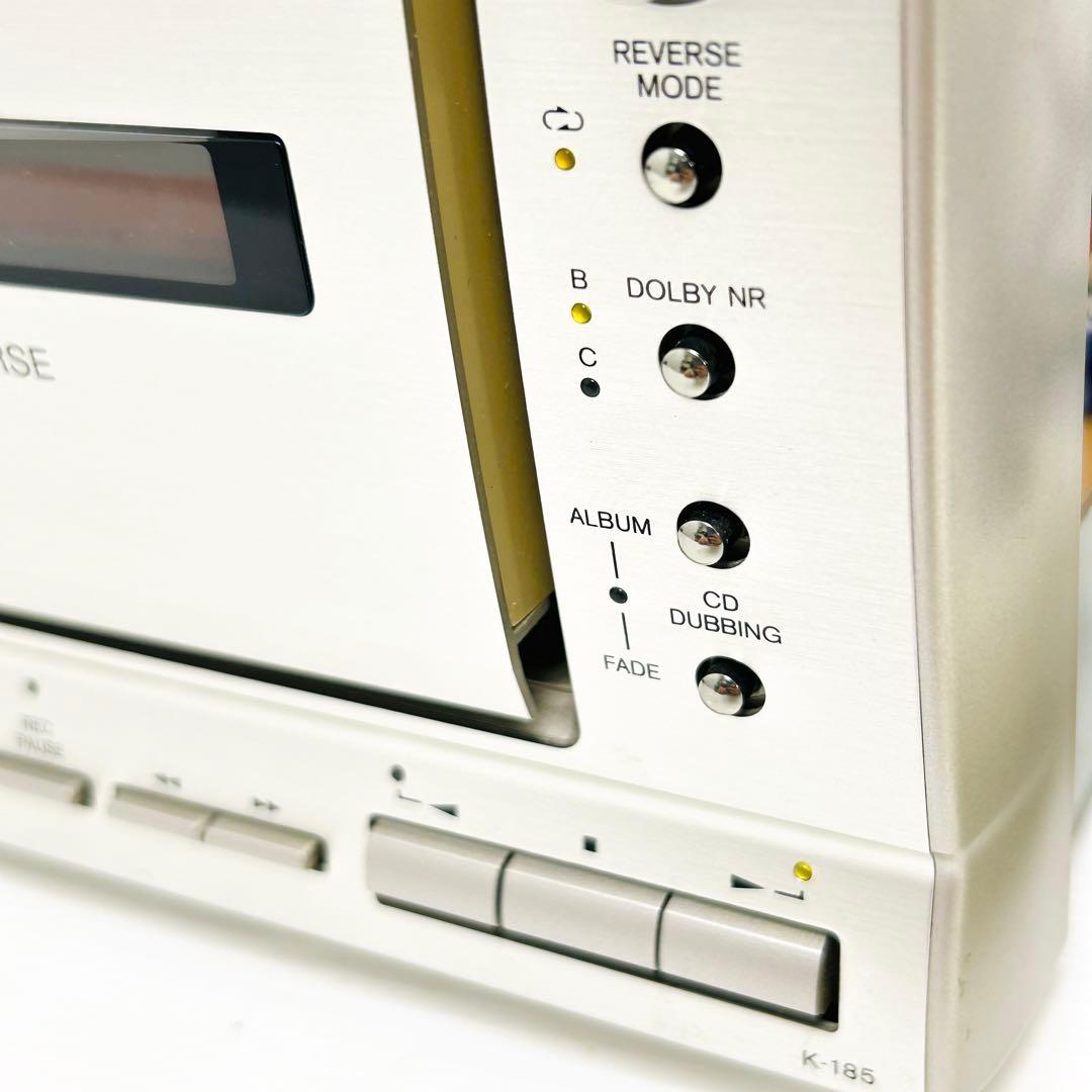 希少 ONKYO オートリバースカセットデッキ K-185-S