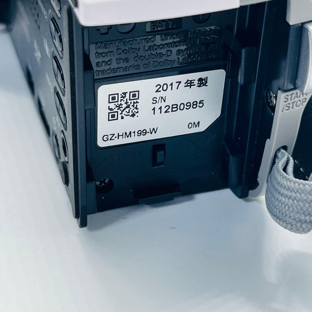 極美品　GZ-HM199-W JVC ビデオカメラ　ほぼ未使用品