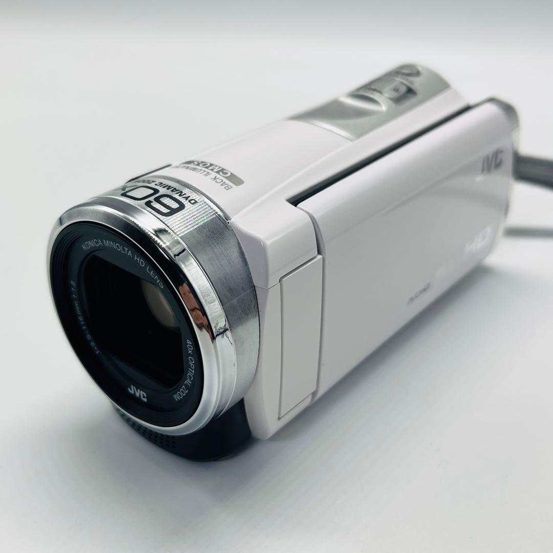 極美品　GZ-HM199-W JVC ビデオカメラ　ほぼ未使用品