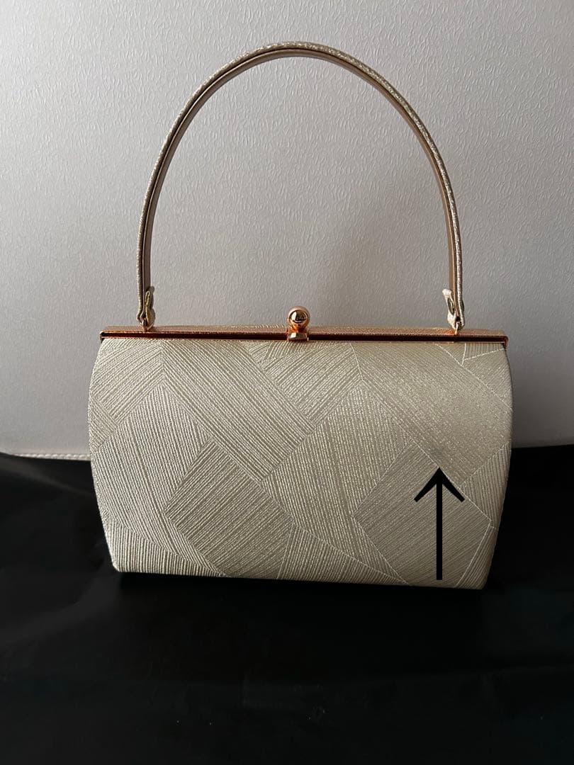 礼装用　ゴールド草履バックセット　　　　　　　正装用　フォーマル