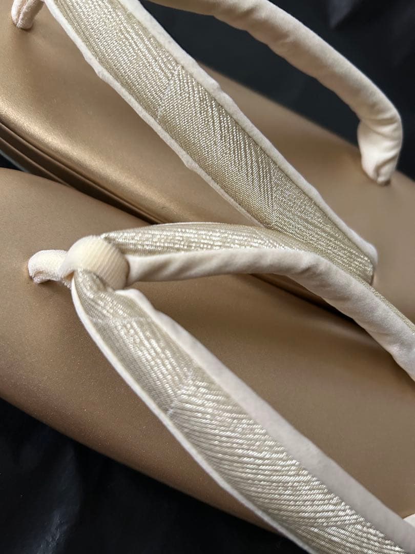 礼装用　ゴールド草履バックセット　　　　　　　正装用　フォーマル