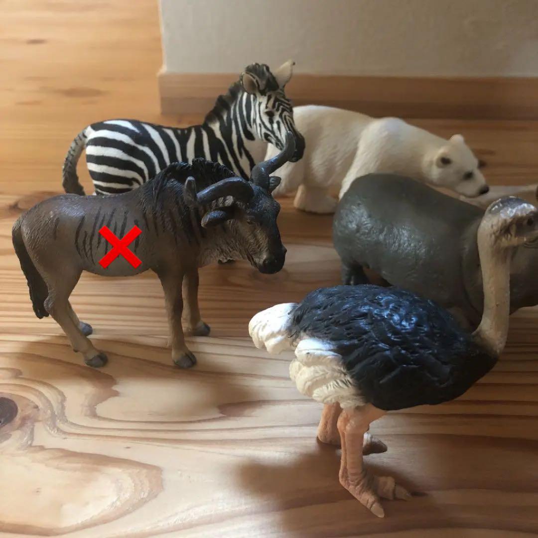 シュライヒ　動物セット　※画像の木とヌーは売れました※