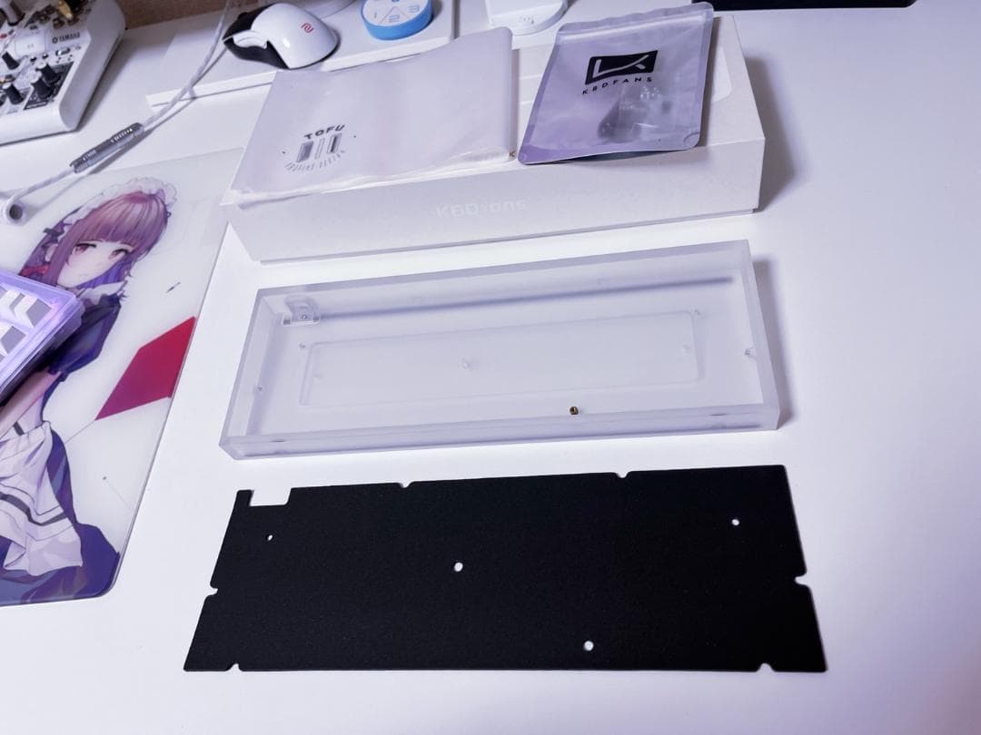 キーボード Wooting 60HE KBDFansWhite TOFU60Acrylic