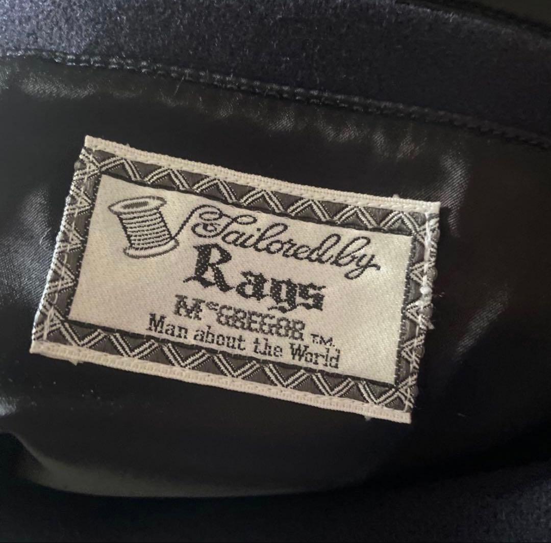 美品　キムタク着　ラグスマックレガー　ネイビー ダブルブレスト ピーコ