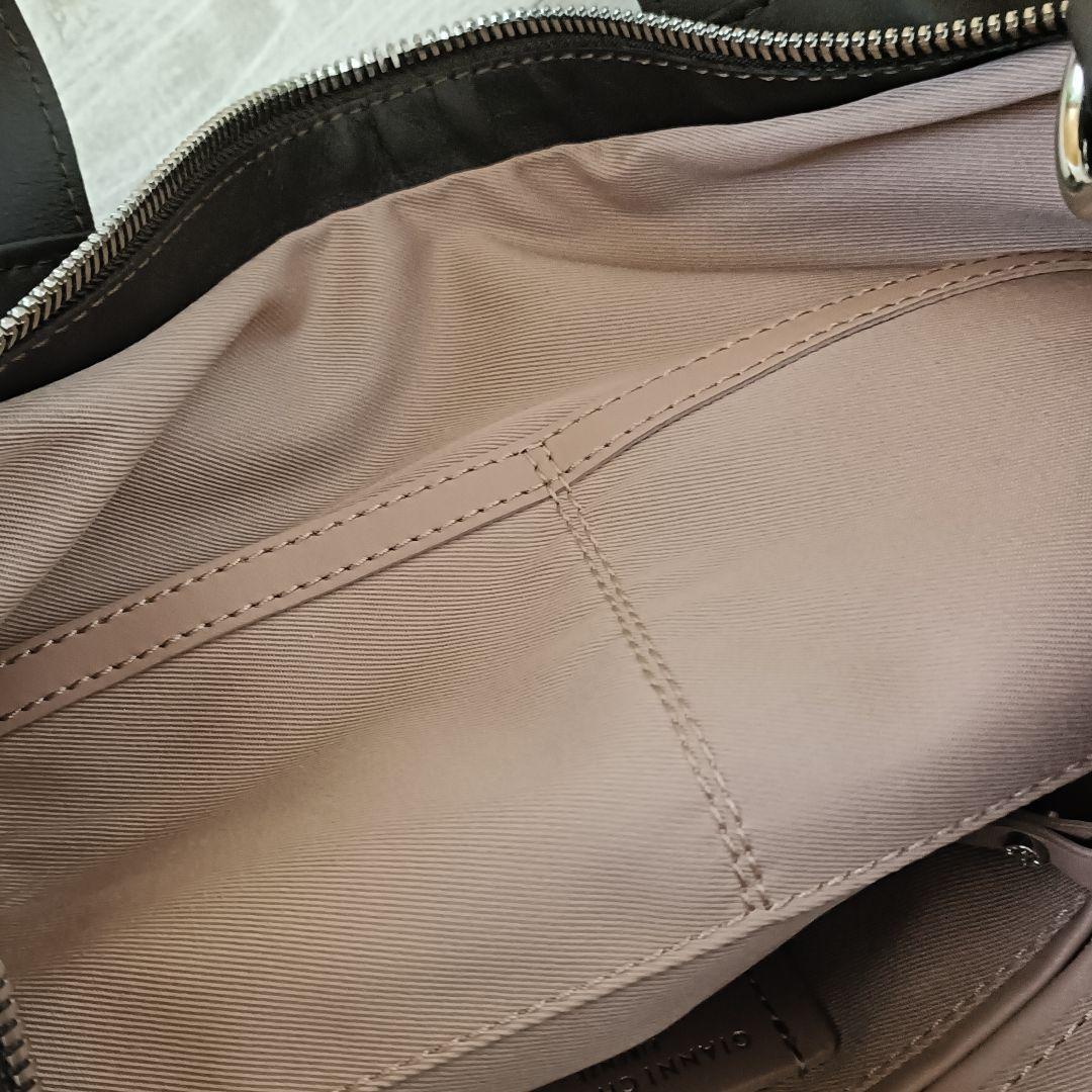 極美品 ジャンニキャリーニ トートバッグ ツイード ショルダーバッグ DUNA