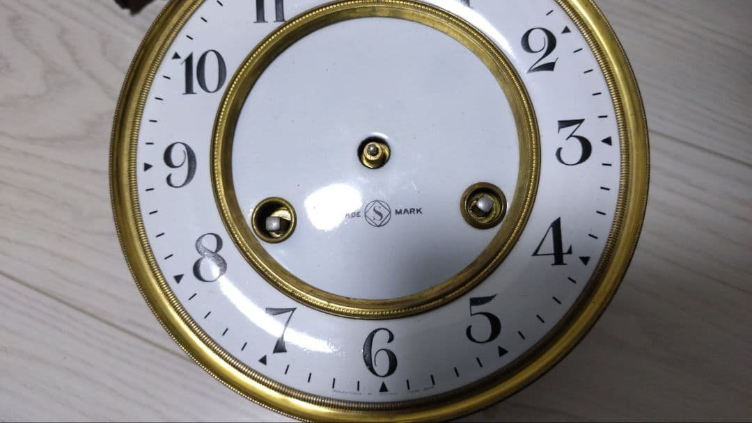 柱時計 掛け時計 精工舎 スリゲル型 節硝子 ジャンク