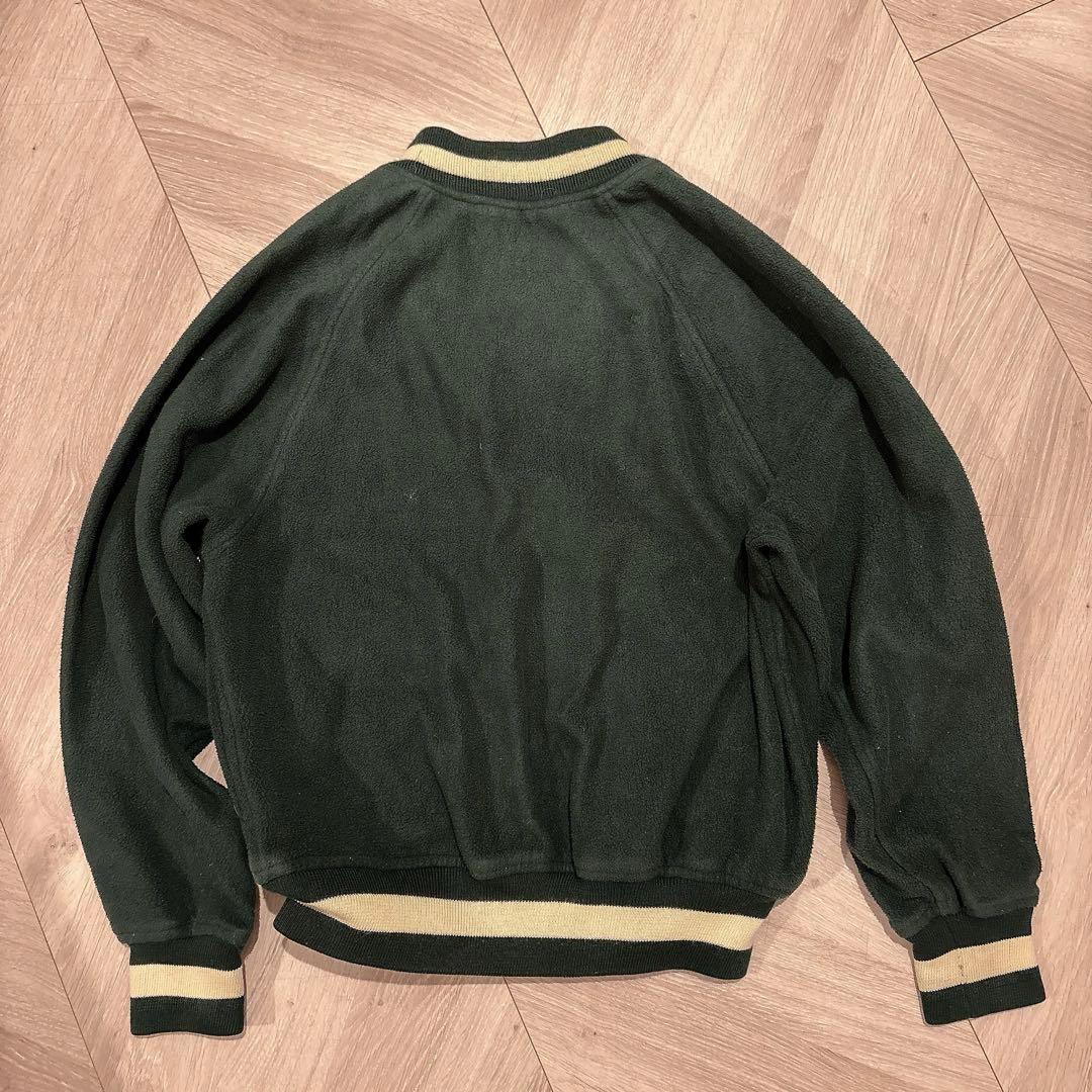 90s Polo by Ralph Lauren フリースバーシティジャケット緑