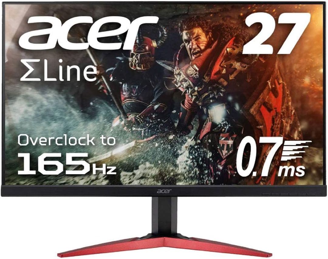 Acer エイサー ゲーミングモニター 27インチ 165Hz フルHD 美品