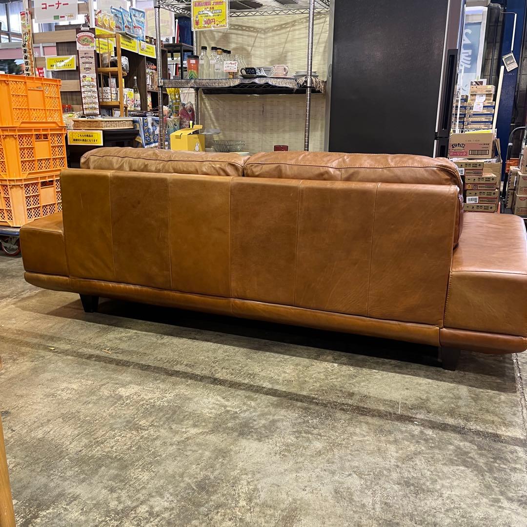 アクタス five by five 3350ソファ 総革 2人掛けワイドソファ