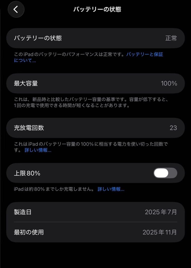 iPad Pro M5 wifiモデル 11インチ