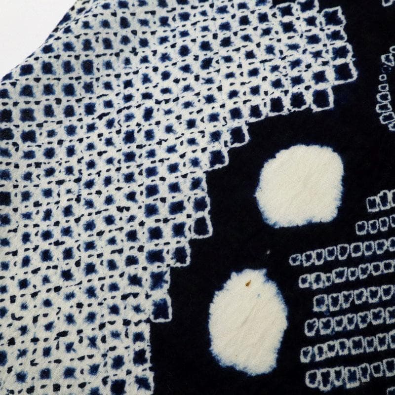 《ねこ★ハイブリ仕立て＋居敷当て＋しぼり浴衣揺れる花模様■反25-116》