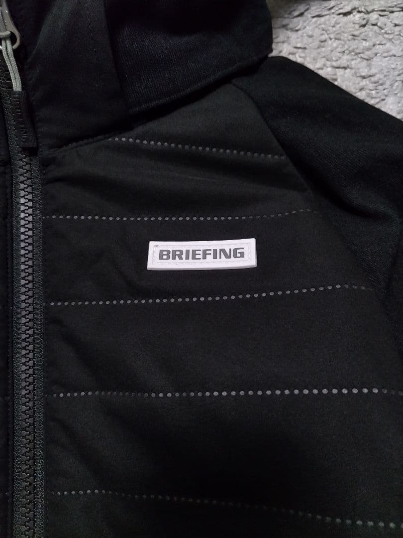 ブリーフィングゴルフ　ハイブリッド　ウォームパーカー　黒