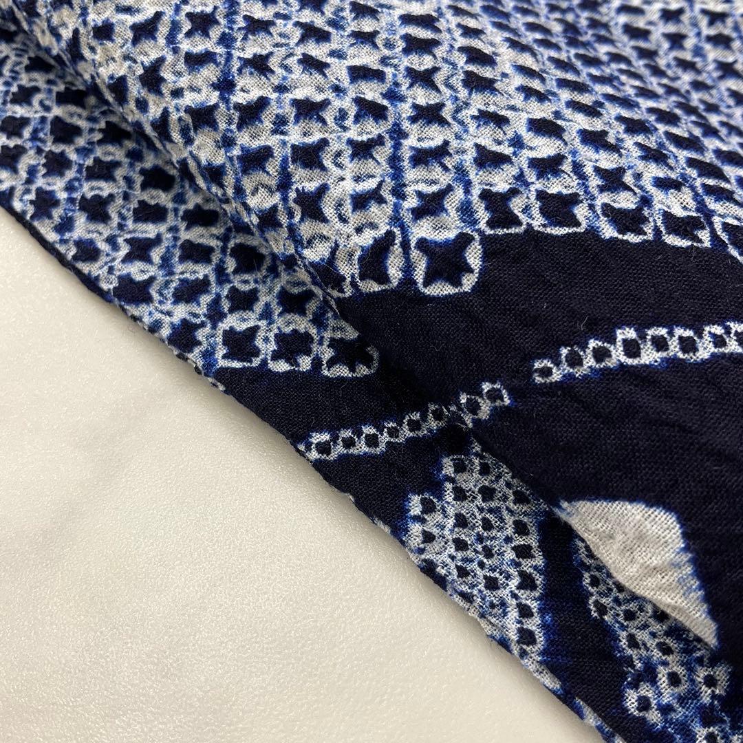 厳選◆夏物浴衣◆未使用同然◆素晴らしい三浦絞り有松絞り◆仕付◆裄64.5丈155