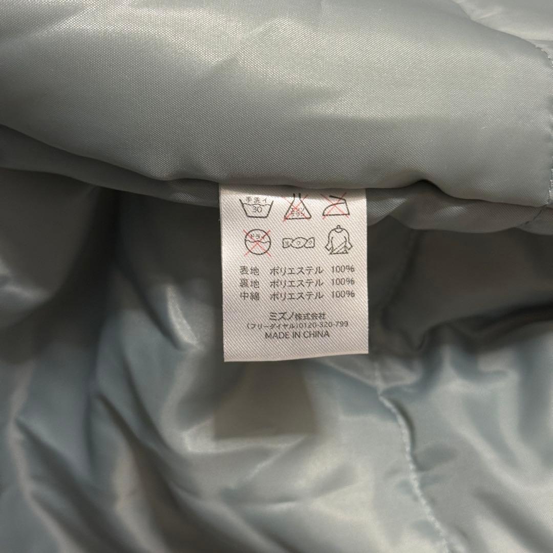 美品　ミズノ　ベンチコート　阪神ダイガースロゴ刺繍　黒　L