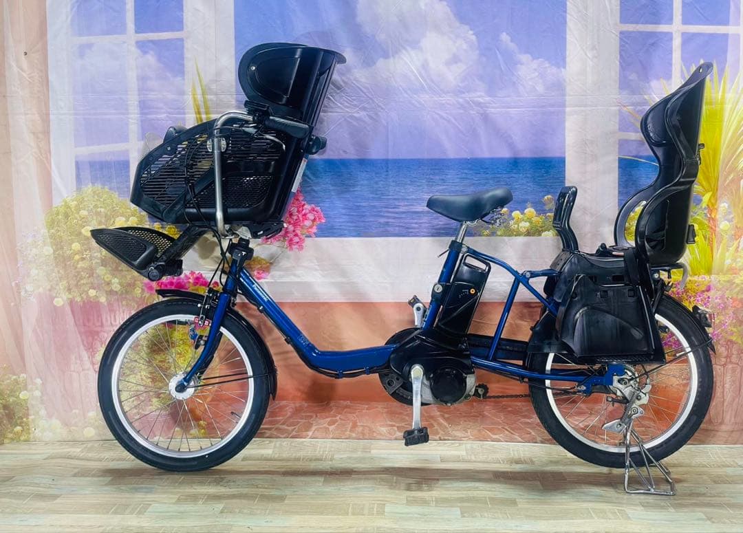 週末限定！パナソニックギュット⭐️13AH！子供乗せ電動アシスト自転車Y3261