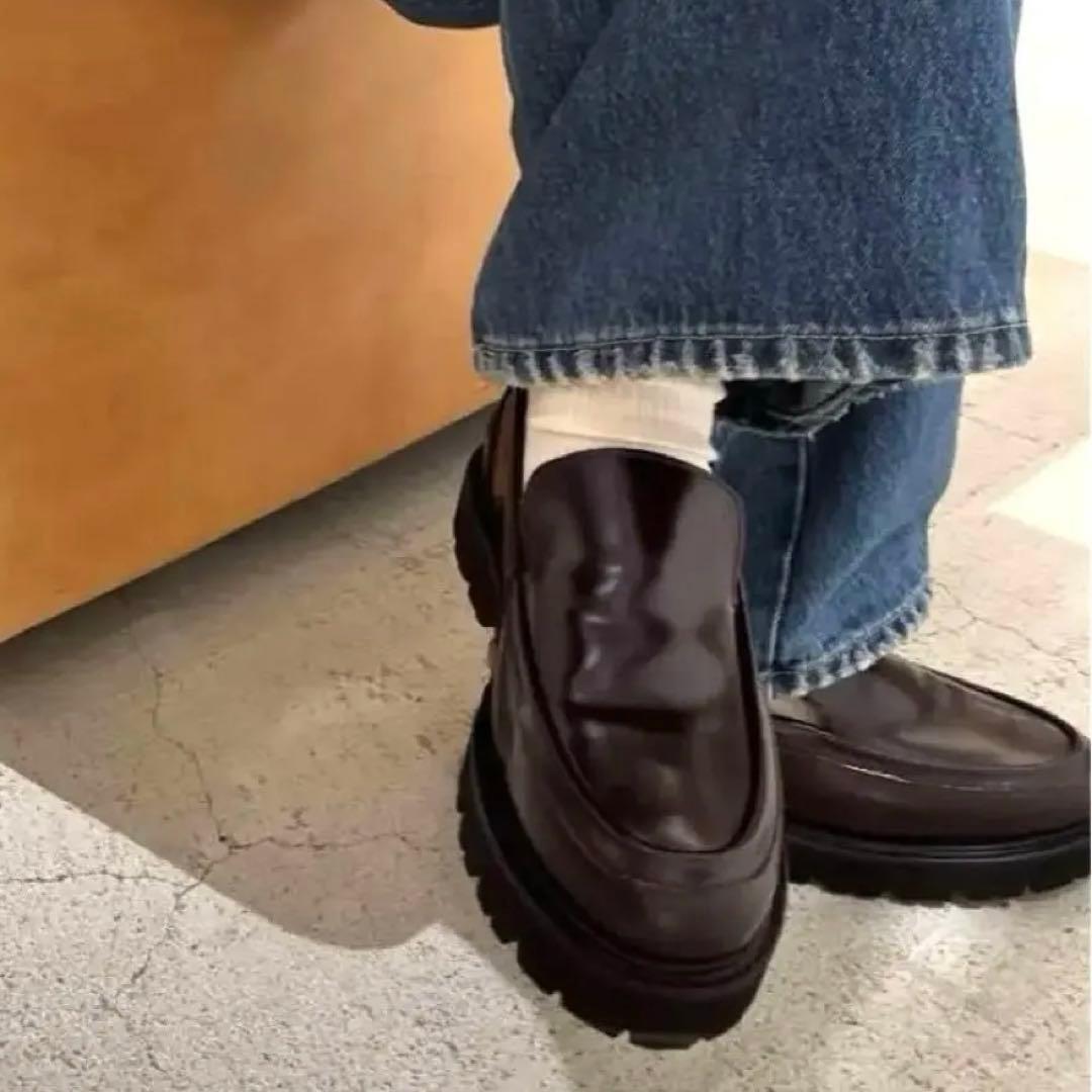 カレンソロジー販売【CAMINANDO】プレーンローファー（ブラウン）