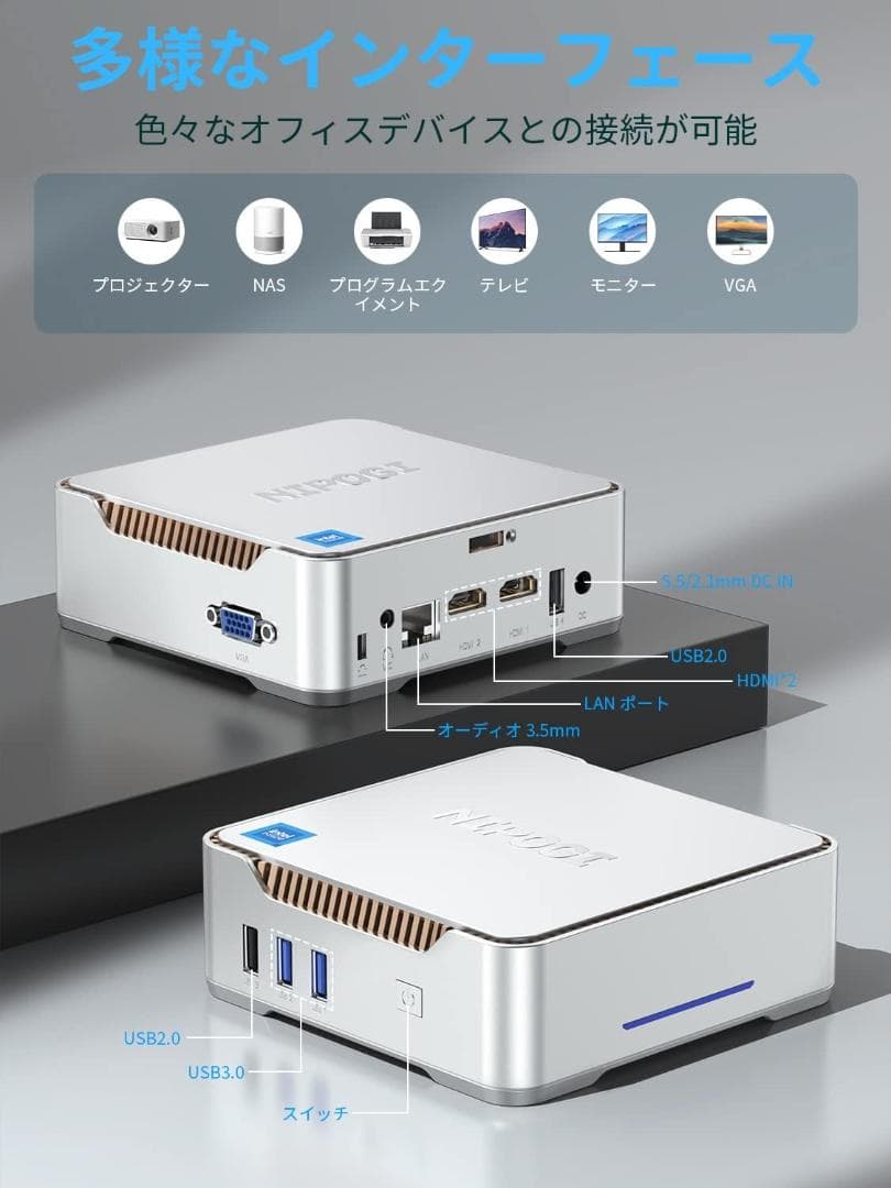 インテル最新第12世代 N95 小型pc