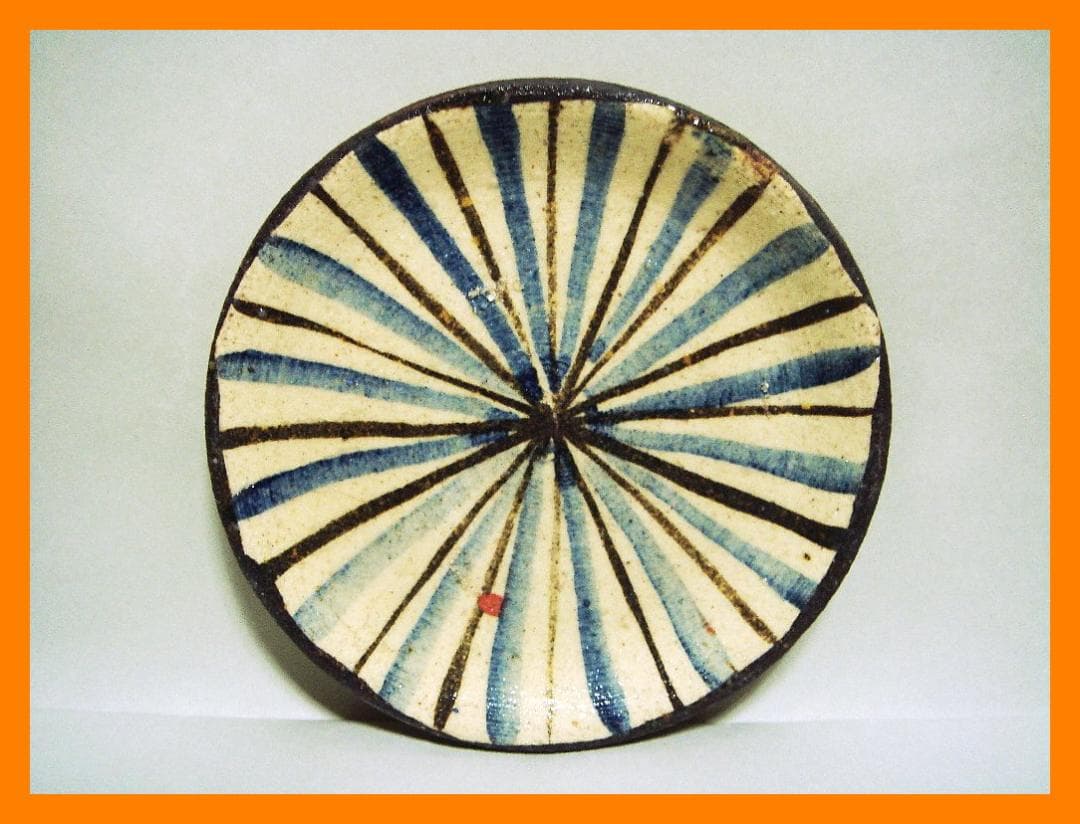 912『呉須 麦わら 豆皿 手塩皿 5枚』　/骨董品 古美術 アンティーク 古玩