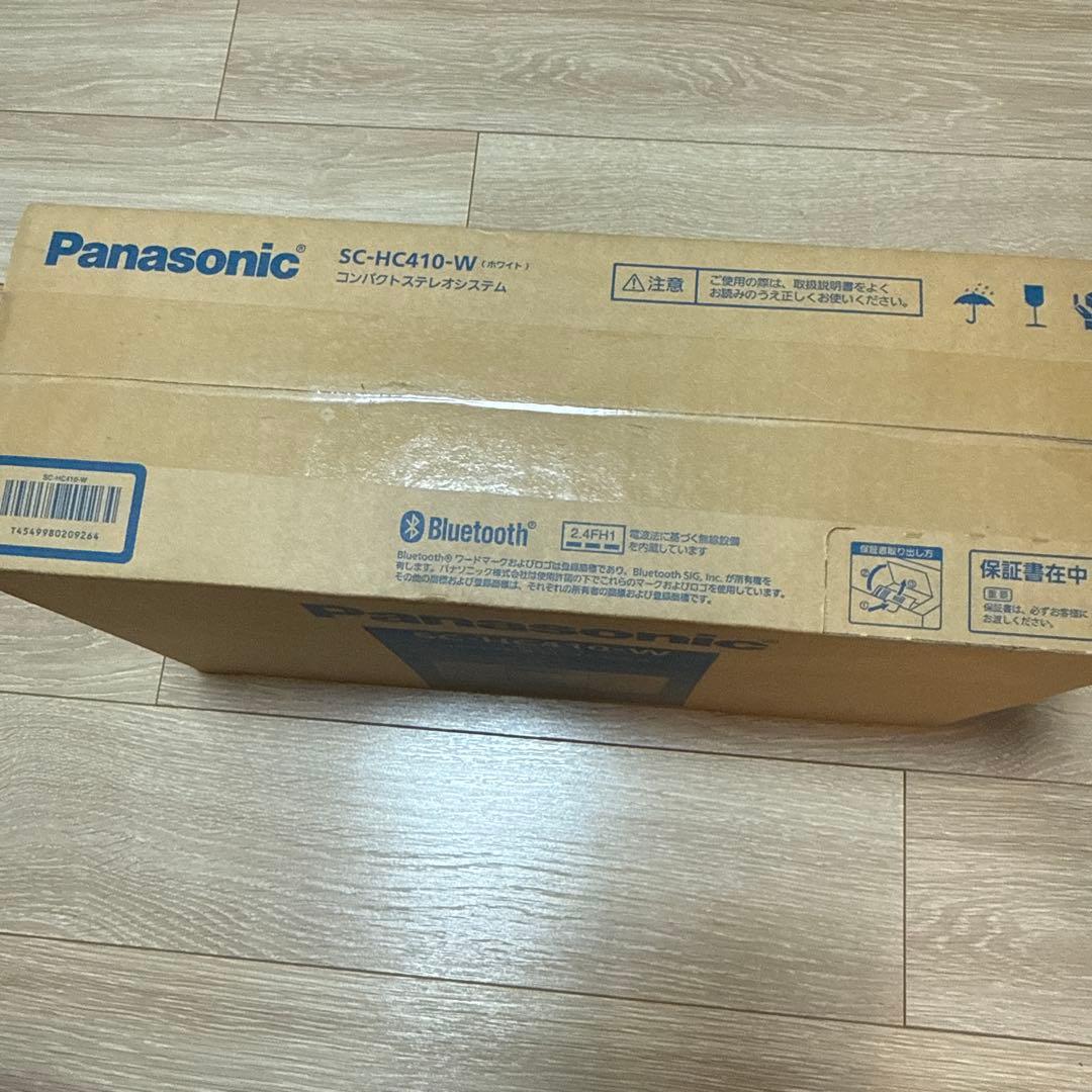 パナソニック　SC-HC410-W コンパクトステレオシステム　ホワイト