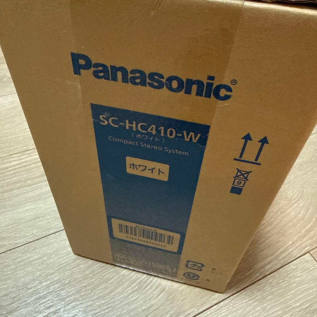 パナソニック　SC-HC410-W コンパクトステレオシステム　ホワイト