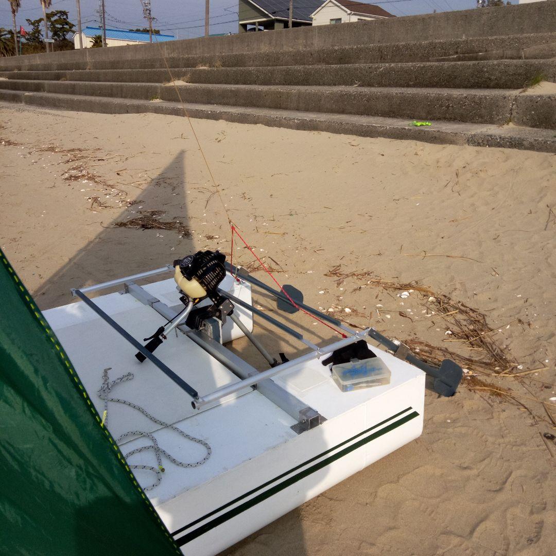 ヨット　1馬力エンジン付き　2人乗り　免許不要　ハンドメイド