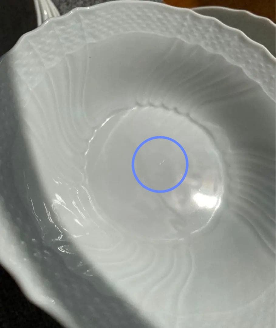 美品　リチャードジノリ　ベッキオホワイト　フルーツソーサー5枚