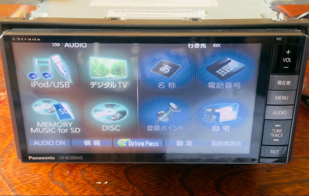 ラジオ・コンポ Panasonic CN-AS300WD