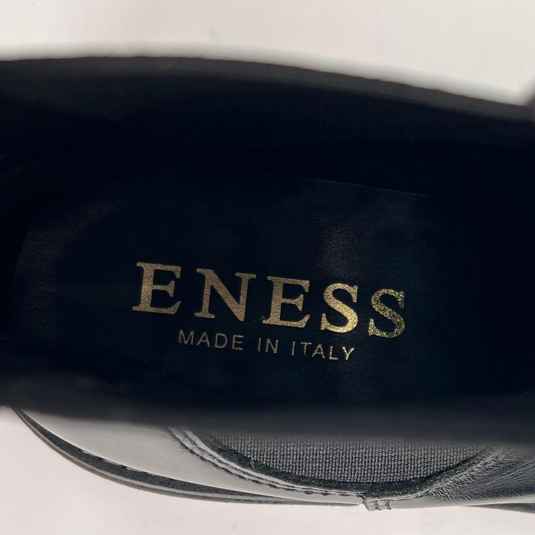 【美品】 ENESS エネス　サイドゴアブーツ　厚底　トラックソール　黒　37