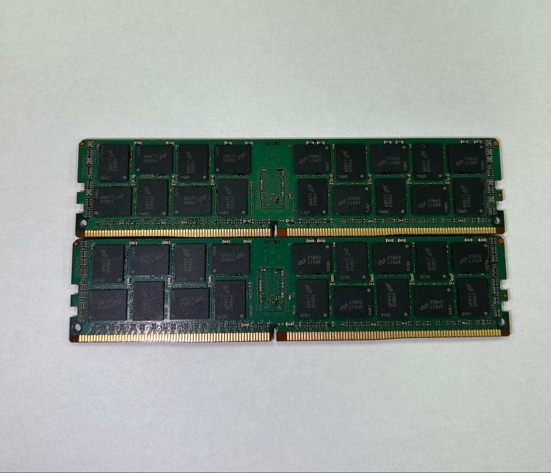 Crucial DDR4 2133 16GB 2枚　ECCメモリ