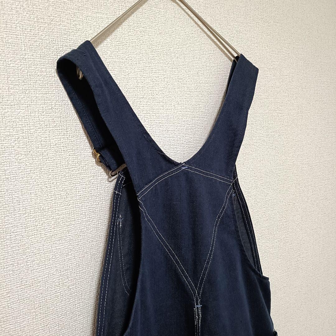 60s-70s Sears Tradewear デニムオーバーオール 濃紺