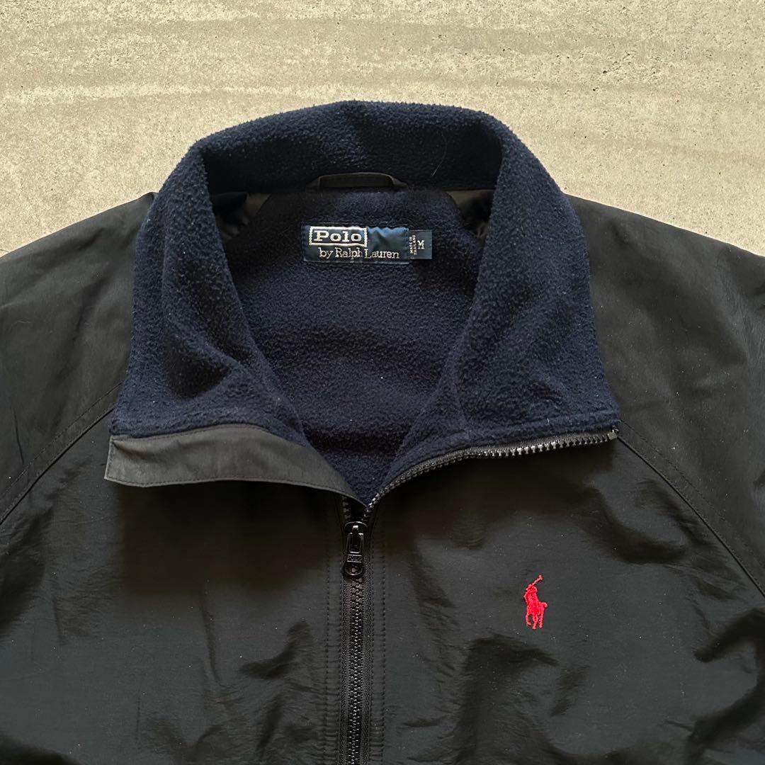 Y*N様 90s ラルフローレン ウォームアップジャケット ブラック 裏フリース