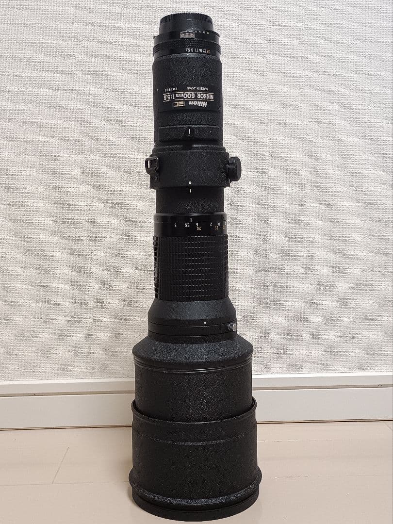 NIKKOR Ai 600mm f/5.6Sレンズ テレコンTC-14B付き