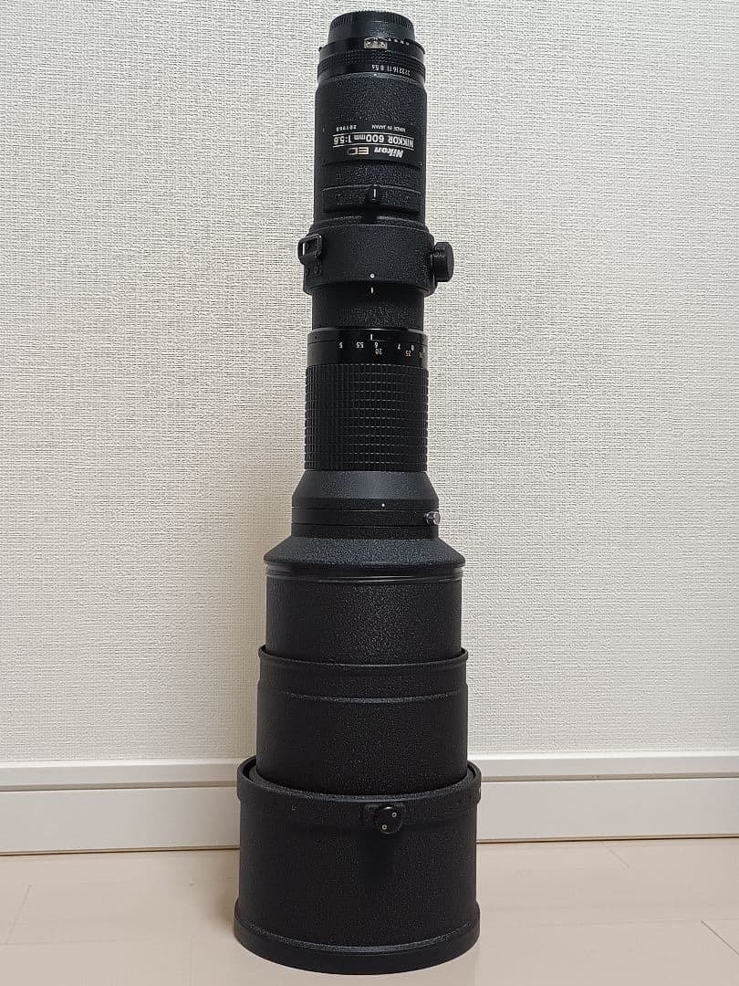 NIKKOR Ai 600mm f/5.6Sレンズ テレコンTC-14B付き