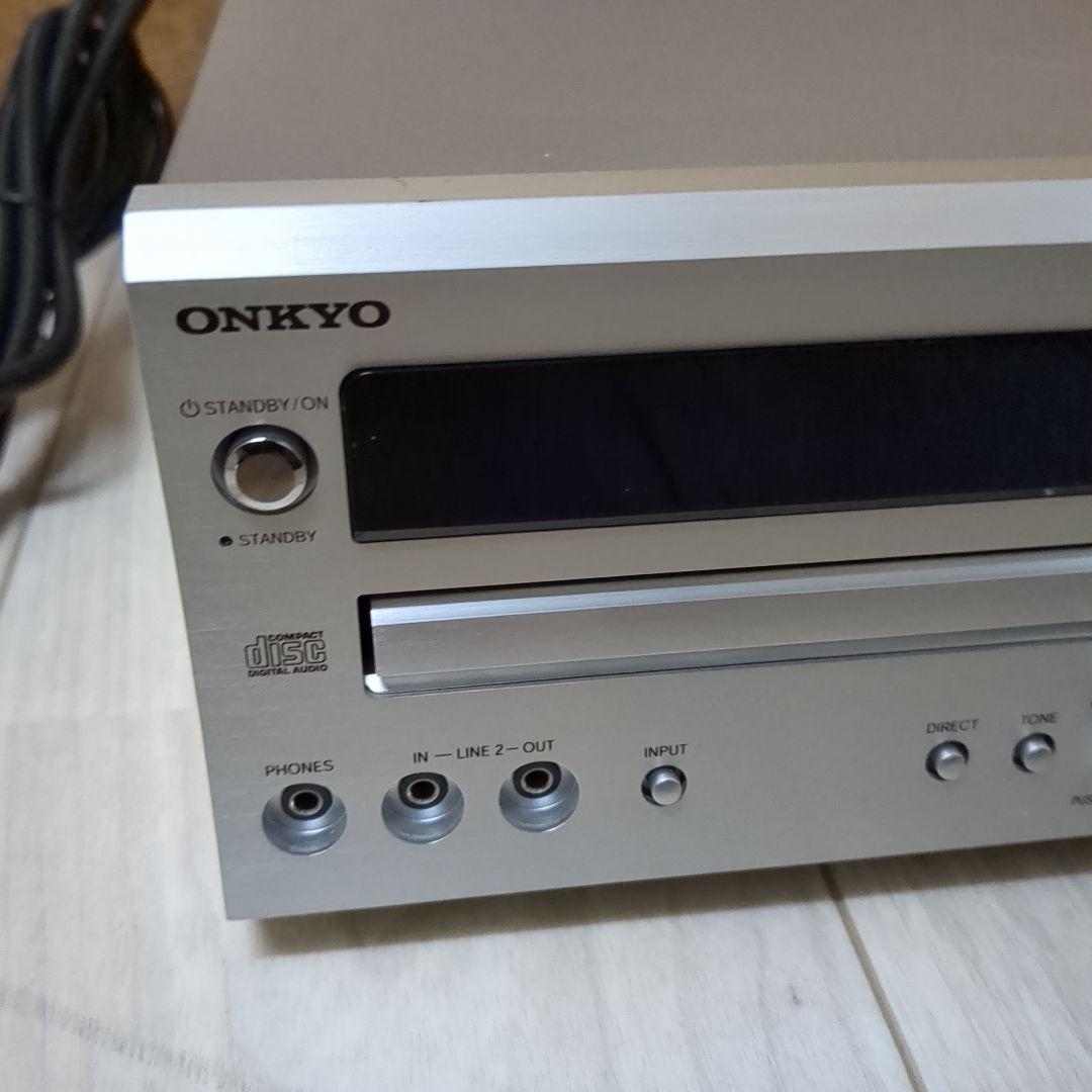 ONKYO CDプレーヤー シルバー CR-D1ミニコンポ