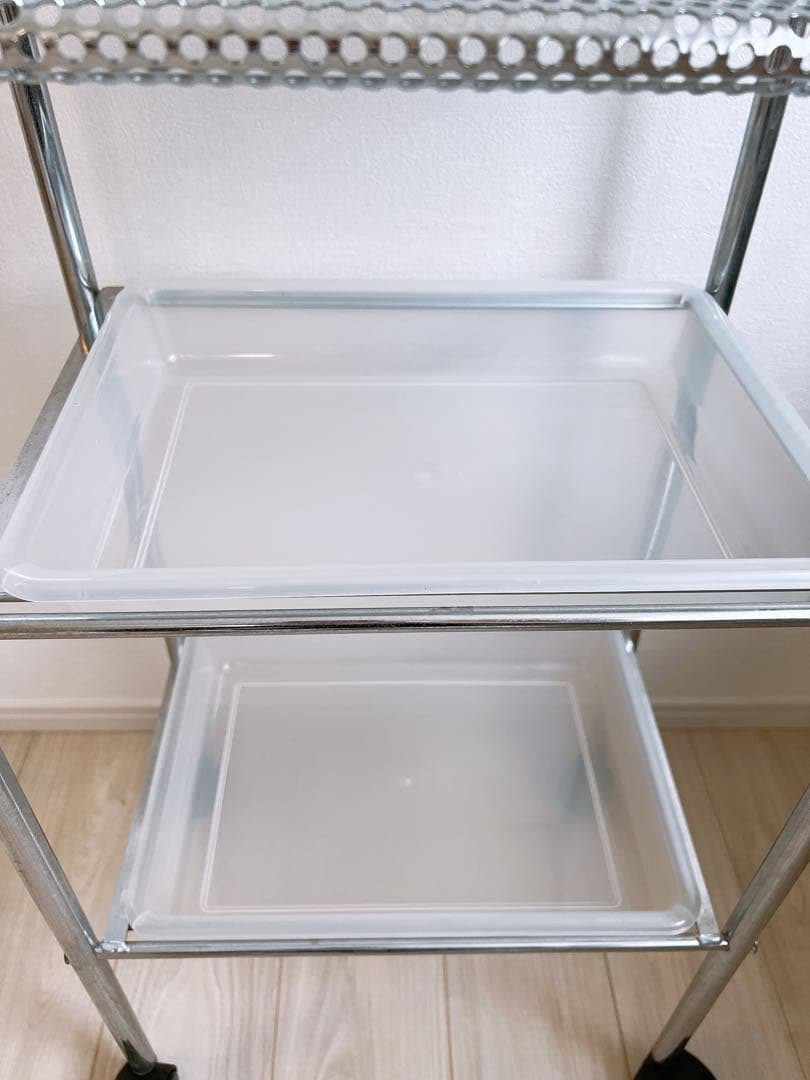 ☆ロコ☆ キャスター付3段ワゴン ヘアサロン バーバー 美容室 理容室